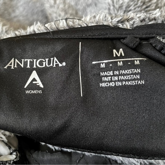 ANTIGUA Women's Detroit Red Wings Black/Gray Sherpa Pullover Jacket | Med | EUC - Picture 8 of 11